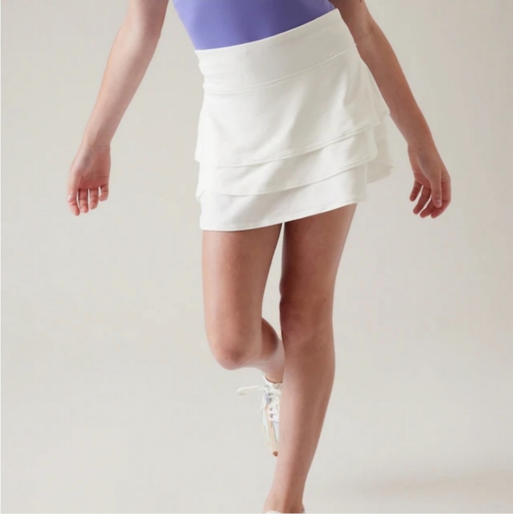 Athleta Workout skirt with built in shorts